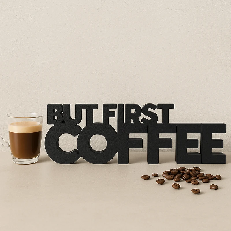 But First Coffee Aufsteller