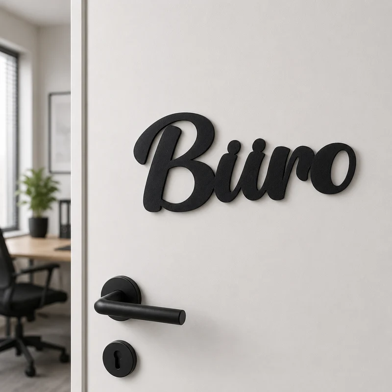 Büro Türschild
