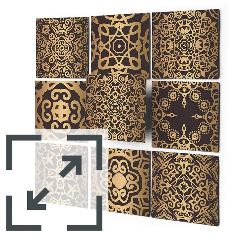Eigene Größe - Fliesenaufkleber Set - Design: Samarkand
