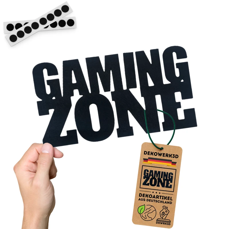 Gaming Zone Schild