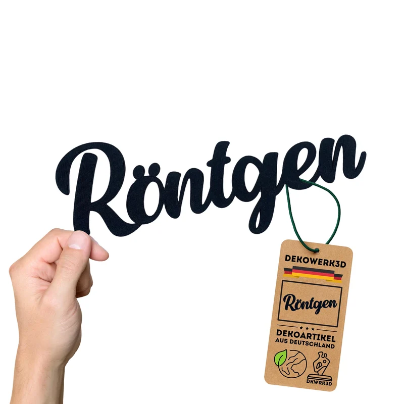 Röntgen Türschild