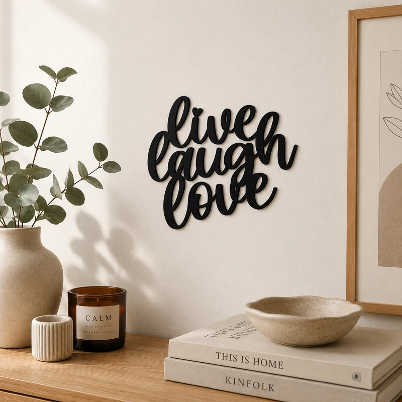 Live Laugh Love Schild