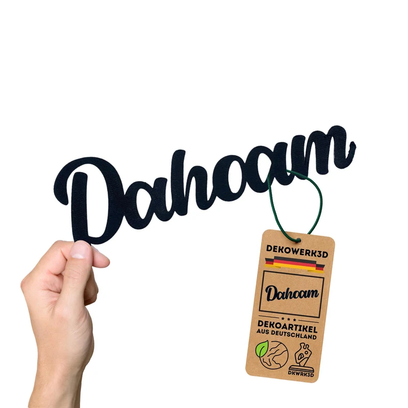 Dahoam Schild