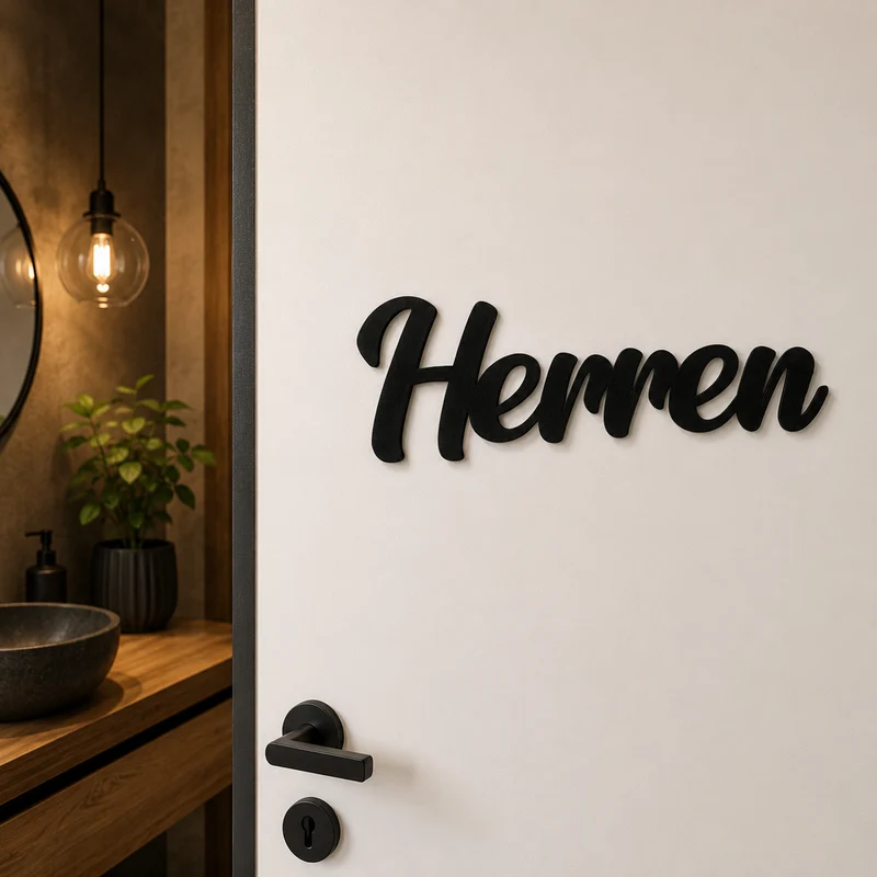 Herren Türschild