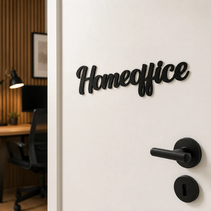 Homeoffice Türschild