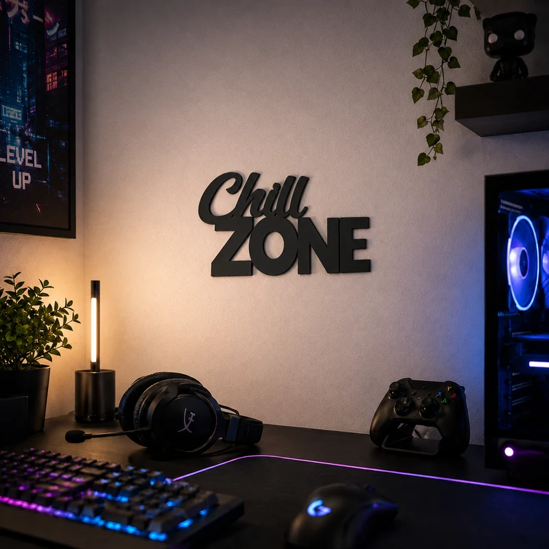 Chill Zone Schild