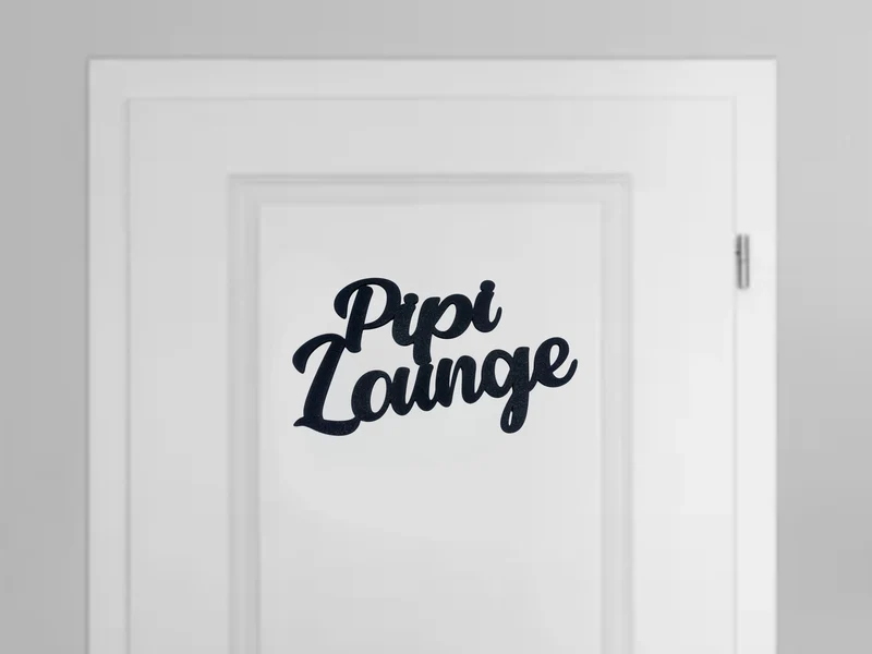 Pipi Lounge Schild