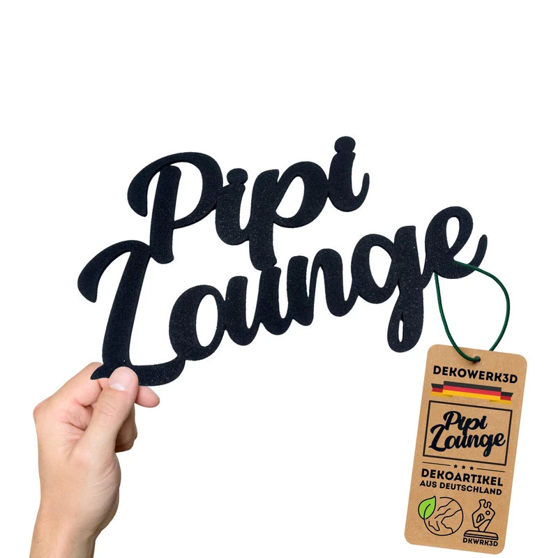 Pipi Lounge Schild