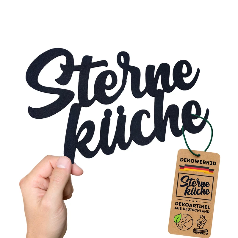 Sterneküche Schild