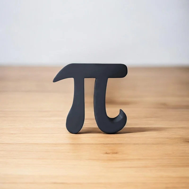 Pi Symbol Skulptur