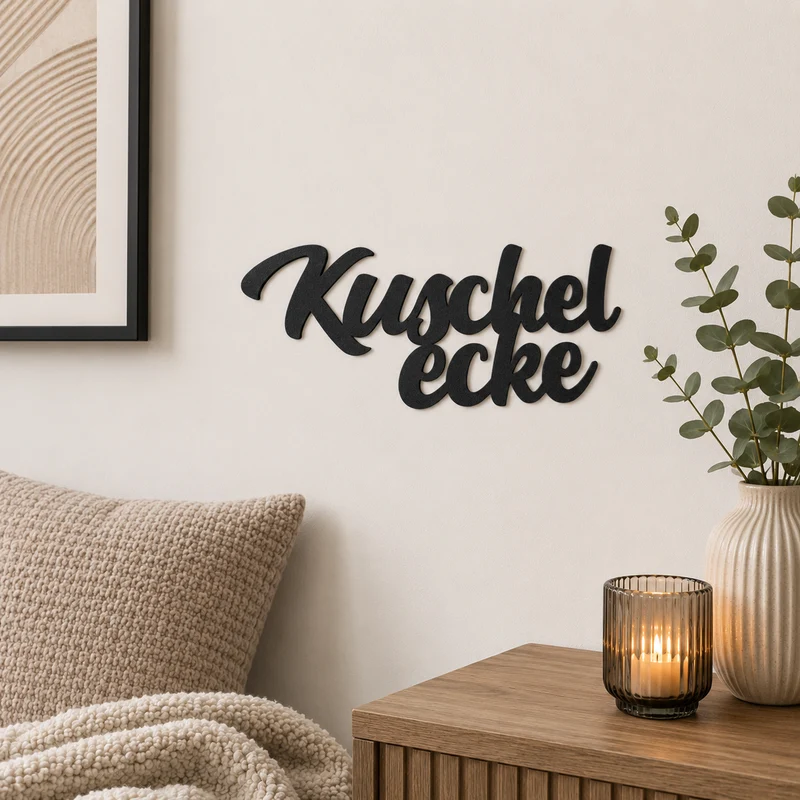 Kuschelecke Schild
