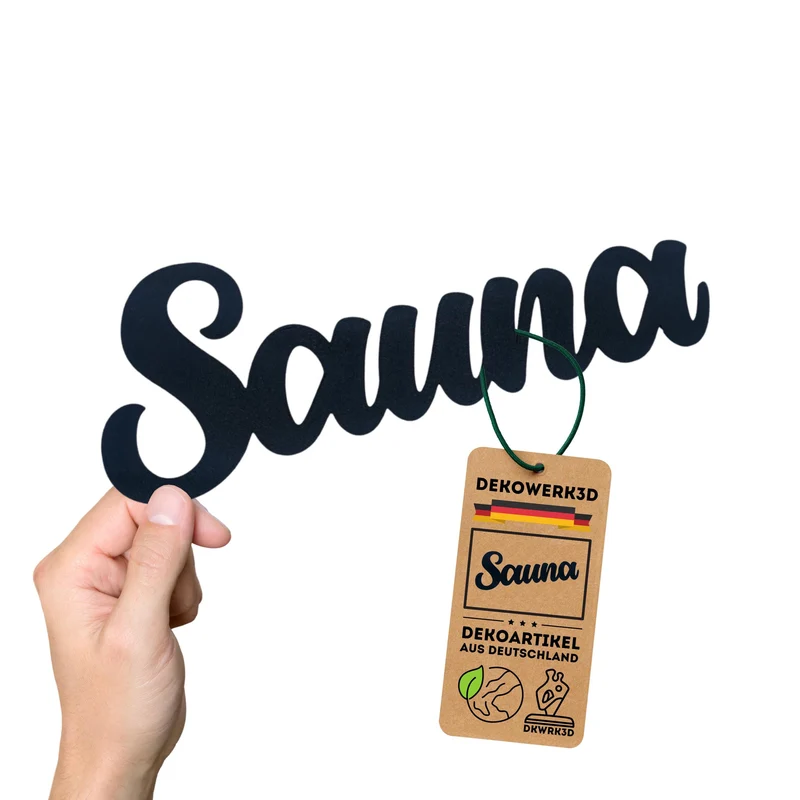 Sauna Türschild