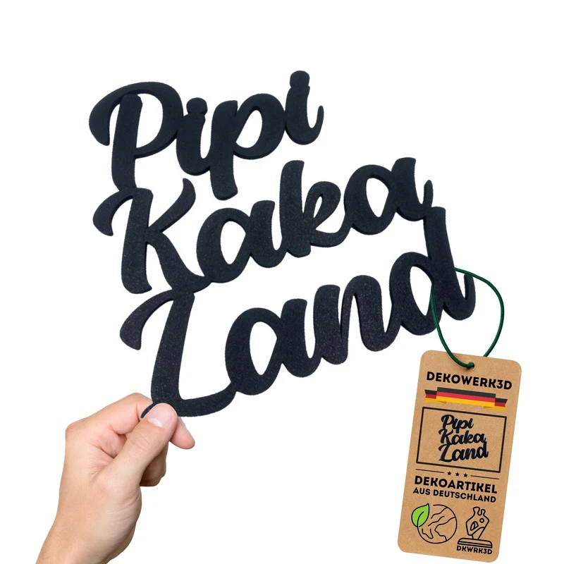 Pipi Kaka Land Türschild