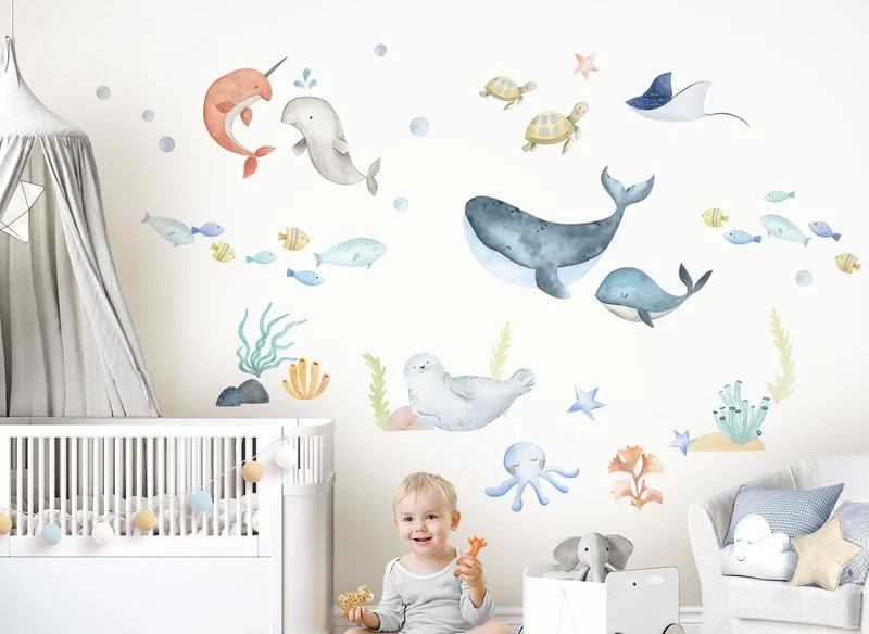 Wandtattoo Unterwasserwelt DK1065