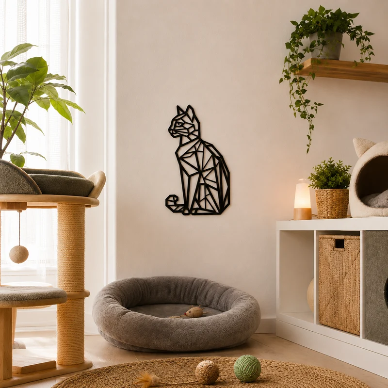 Katze Schild