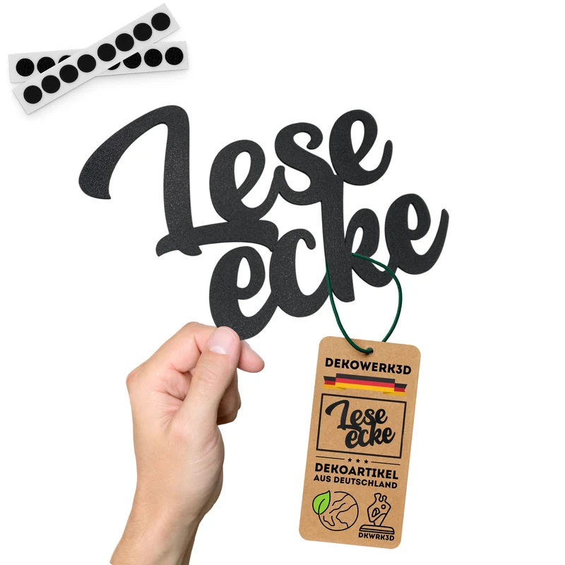 Leseecke Schild