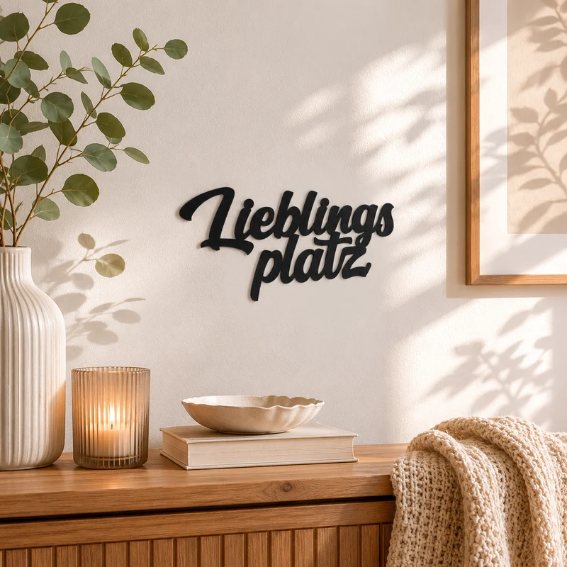 Lieblingsplatz Schild