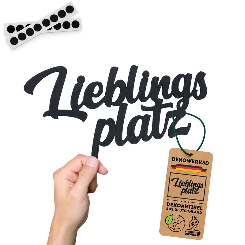 Lieblingsplatz Schild