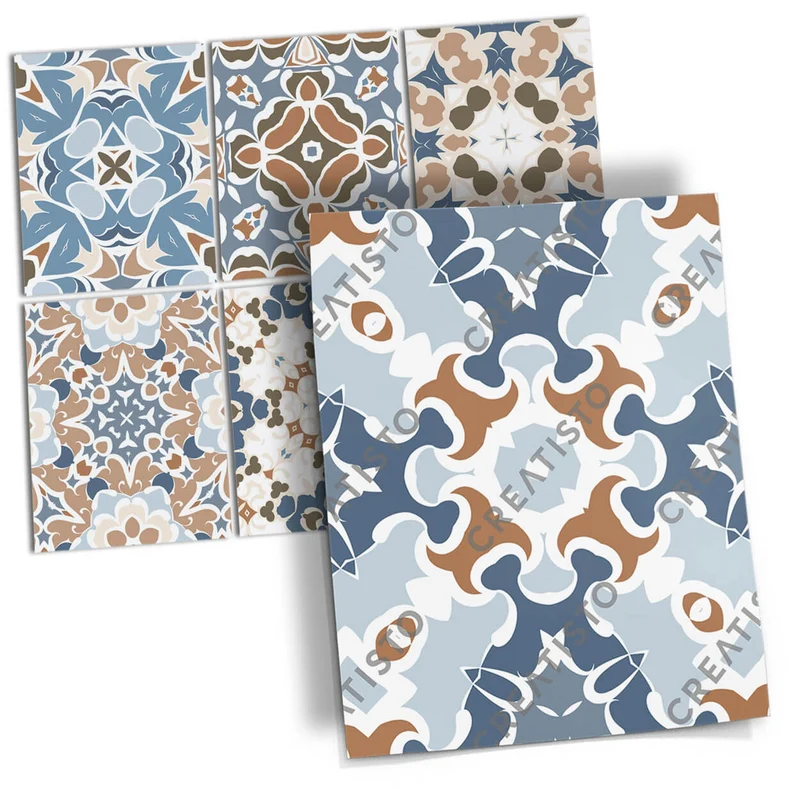 Musterfolie Fliesenaufkleber Set [rechteckig] - Design: New York City