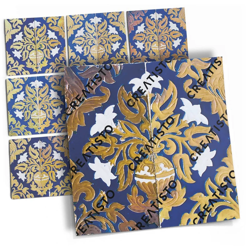 Musterfolie Fliesenaufkleber Set - Design: Golden Twenties