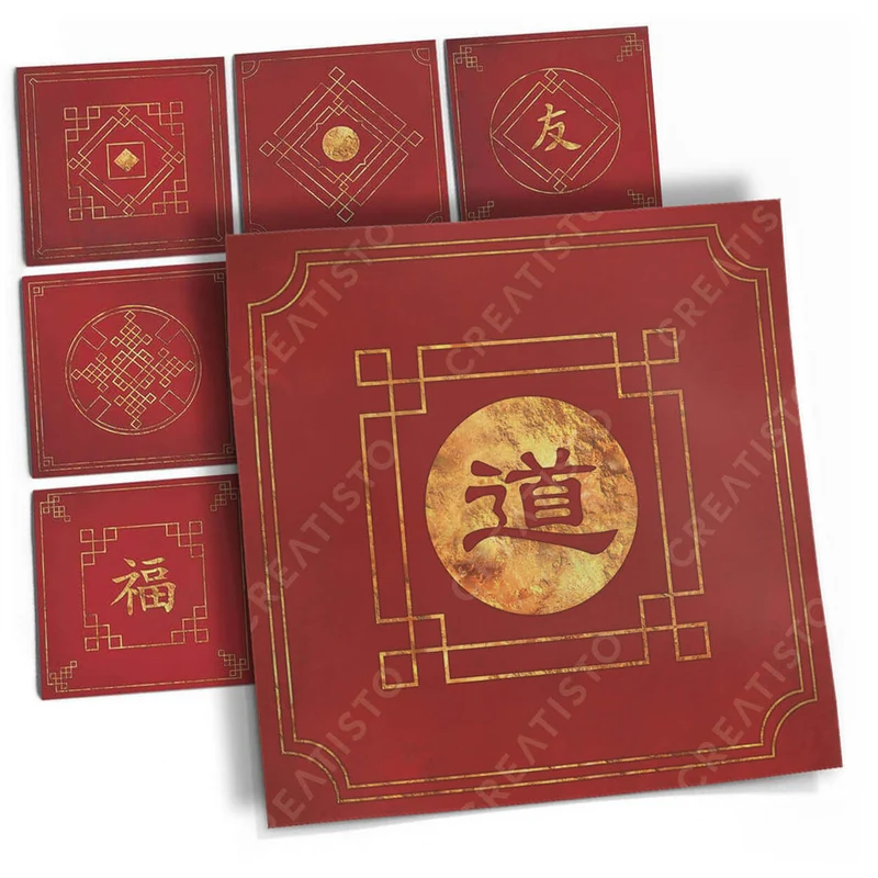 Musterfolie Fliesenaufkleber Set - Design: Chinese Tiles