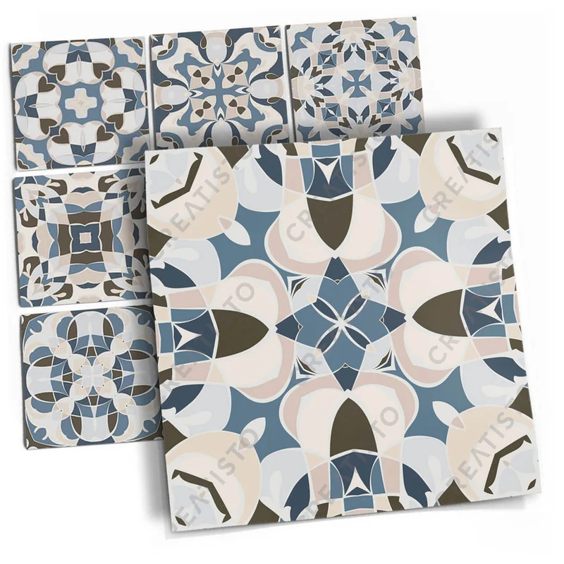 Musterfolie Fliesenaufkleber Set - Design: Orientalische Fliesen LIMAN