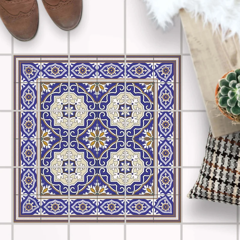 Fliesenaufkleber Boden für Küche & Bad - Design: Arabic Tiles
