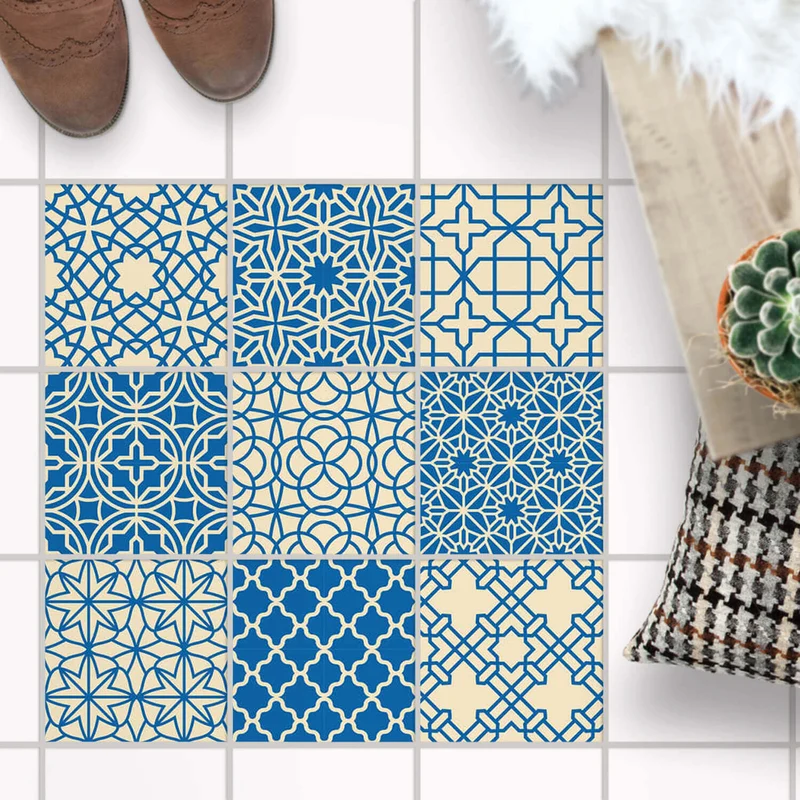 Fliesenaufkleber Boden für Küche & Bad - Design: Pattern Design