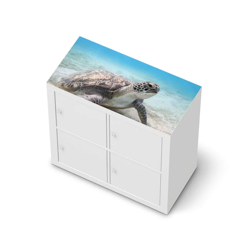 Möbelfolie IKEA Kallax Regal [oben] - Design: Green Sea Turtle