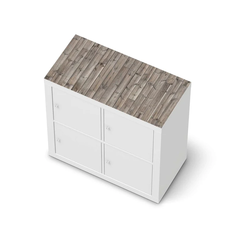 Möbelfolie IKEA Kallax Regal [oben] - Design: Dark washed