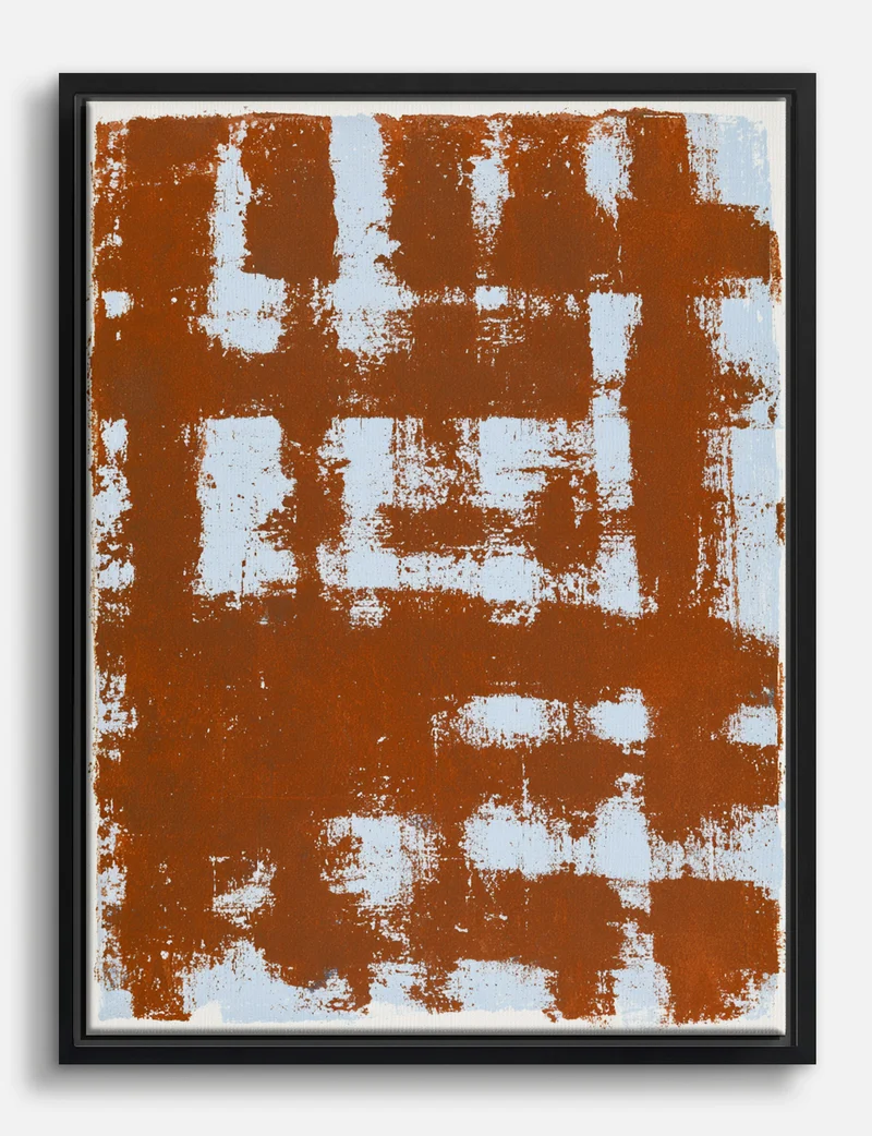 Rust Grid No. 4 Canvas Print