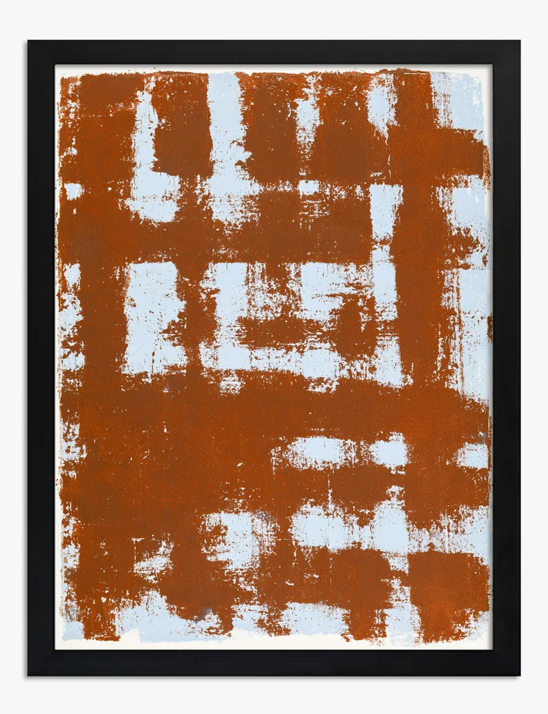 Rust Grid No. 4 Art Print