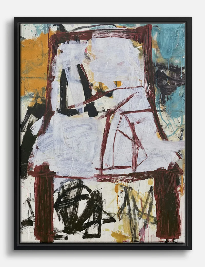 Painted Chair, No. 2 Canvas Print