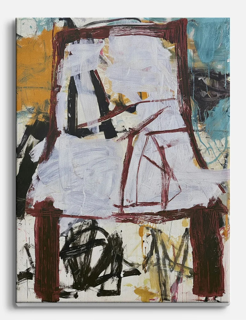 Painted Chair, No. 2 Canvas Print